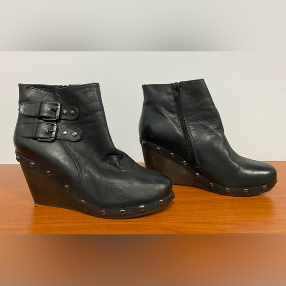 Ankle booties wedge heels - Picture 2 of 6